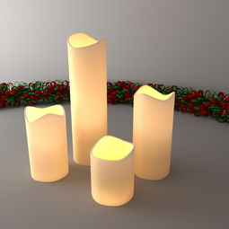 3d建模产品效果图3dmax淘宝阿里巴巴京东天猫亚马逊ebay国内跨境电商圣诞节蜡烛灯