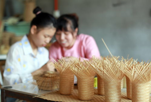 返乡创业的竹编 守艺人